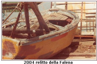 2004 relitto della Falena